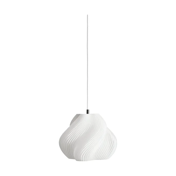 Crème Atelier Soft Serve pendant White-chrome, 01, 20 cm