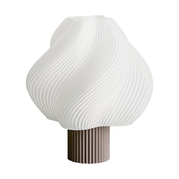 Crème Atelier Soft Serve portable table lamp Mocha, 23 cm