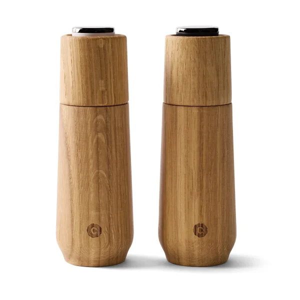 Crushgrind Champagne salt and pepper mill set Natural, 2-piece