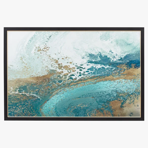 Crystal Water Framed Canvas