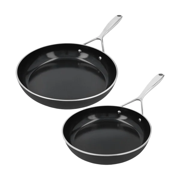 Demeyere Alu Plus 3 Ceraforce frying pan set ceramic 3-ply 2 parts