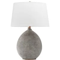 Denali Table Lamp, Light, Grey - Andrew Martin