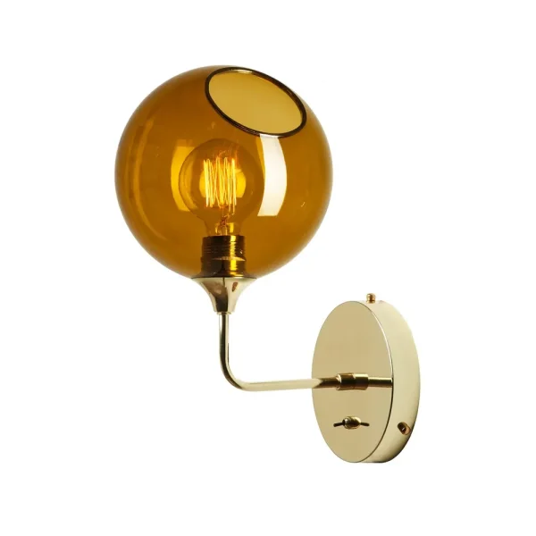 Design By Us Ballroom wall lamp Ø20 cm Amber