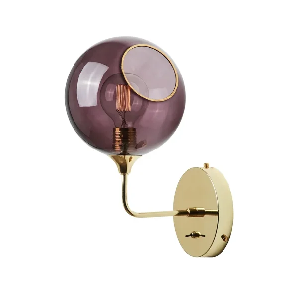 Design By Us Ballroom wall lamp Ø20 cm Purple rain
