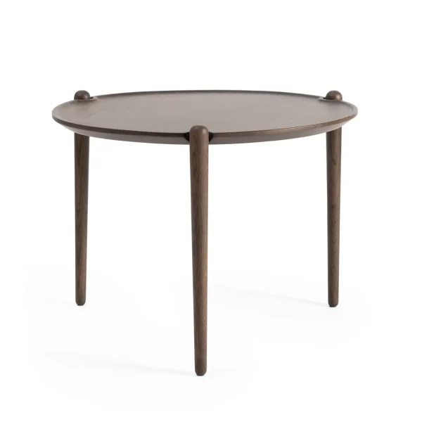 Design House Stockholm Aria coffee table Dark oak, Ø60x46 cm