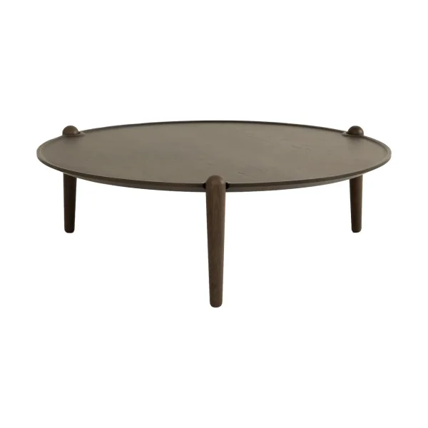 Design House Stockholm Aria coffee table Dark oak, Ø90x30 cm