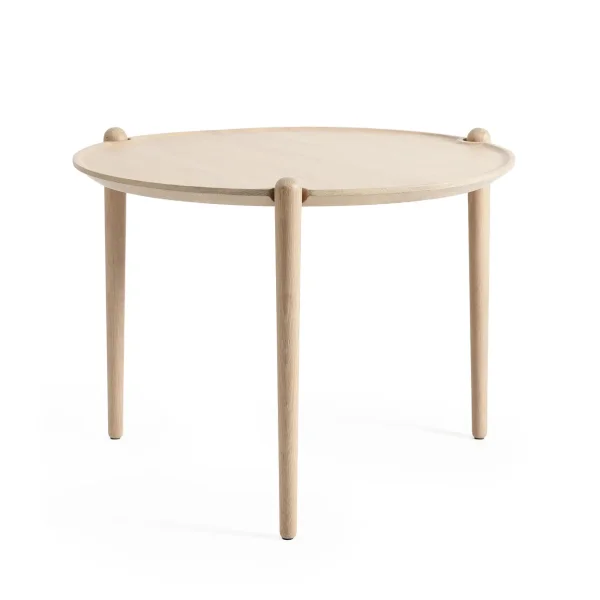 Design House Stockholm Aria coffee table Light oak, Ø60x46 cm