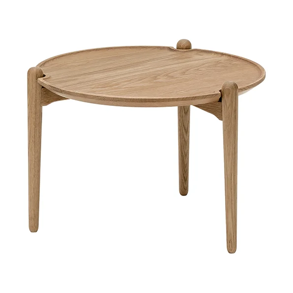 Design House Stockholm Aria coffee table Ø90 cm Oak 30 cm