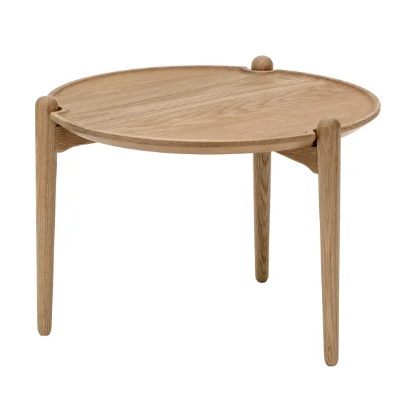 Design House Stockholm Aria coffee table Oak, Ø50x37 cm