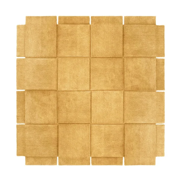 Design House Stockholm Basket rug yellow ochre 245x245 cm