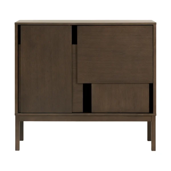 Design House Stockholm Layer sideboard Dark oak, 120x110, with legs