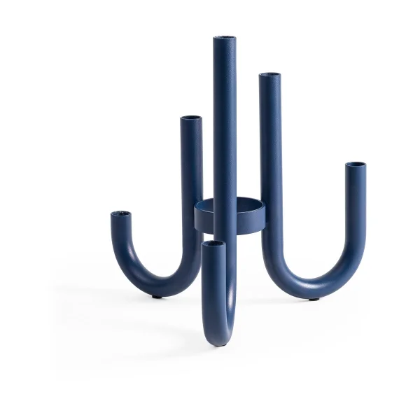 Design House Stockholm Turn candelabra Blue