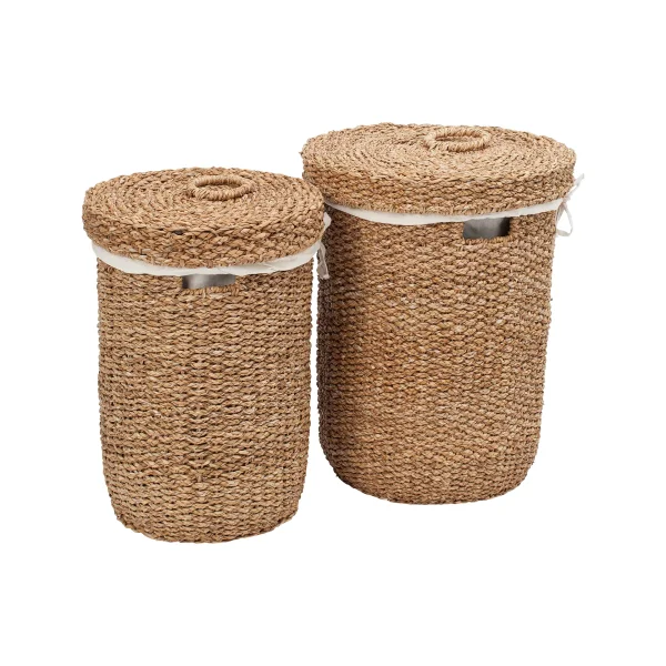 Dixie Esther laundry baskets with lids 2 pcs Seaweed
