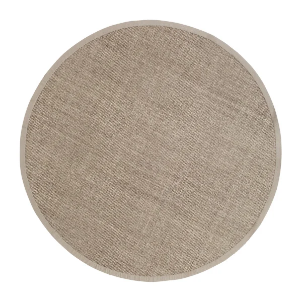Dixie Jenny Sisal round rug Natural grey Ø150 cm