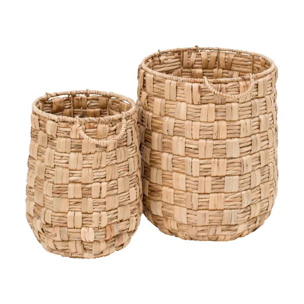 Dixie Lily high storage basket 2 pieces Natural