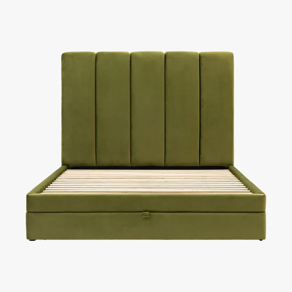 Dozer Double Bed in Olive