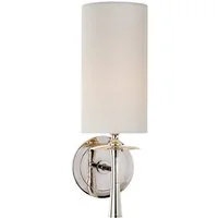 Drunmore Wall Light Nickel, Light, Polished Nickel - Andrew Martin