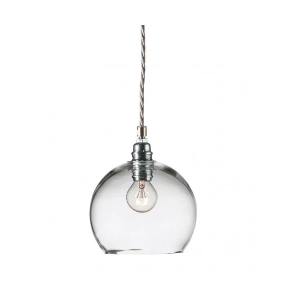EBB & FLOW Rowan pendant lamp S, Ø 15 cm Transparent