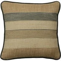 Es Cavalet 1, Sustainable Feather, Cushion, 50cm x 50cm - Andrew Martin Cotton Blend Stripe