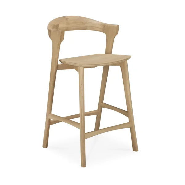 Ethnicraft Beech bar stool Lacquered oak, 65 cm