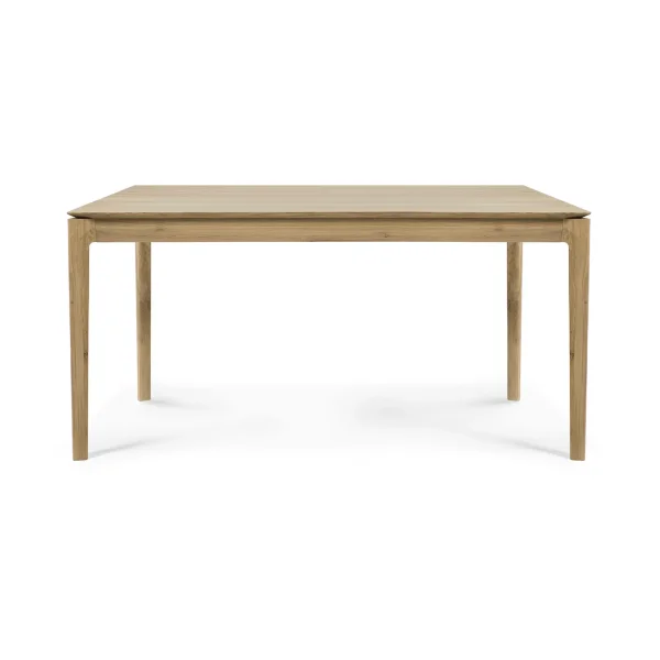 Ethnicraft Beech dining table Lacquered oak, 160x80 cm
