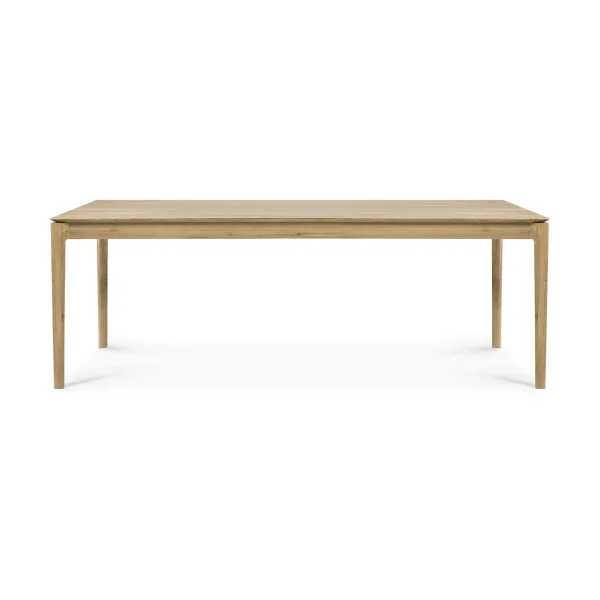 Ethnicraft Beech dining table Lacquered oak, 220x95 cm