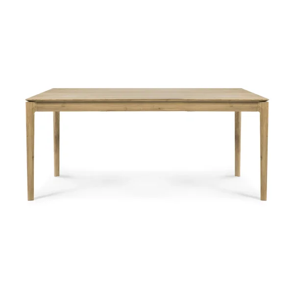 Ethnicraft Beech extendable dining table Lacquered oak, 100x180/280 cm