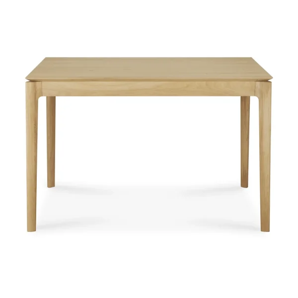 Ethnicraft Beech extendable dining table Lacquered oak, 90x120/180 cm