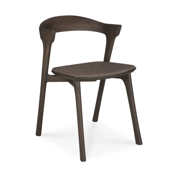 Ethnicraft Bok Chair Brown oak-fabric warm brown