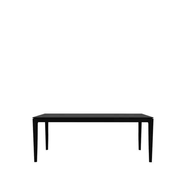 Ethnicraft Bok dining table 200x95 cm Black stained oak