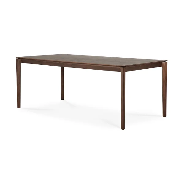 Ethnicraft Bok dining table 200x95 cm Lacquered teak brown