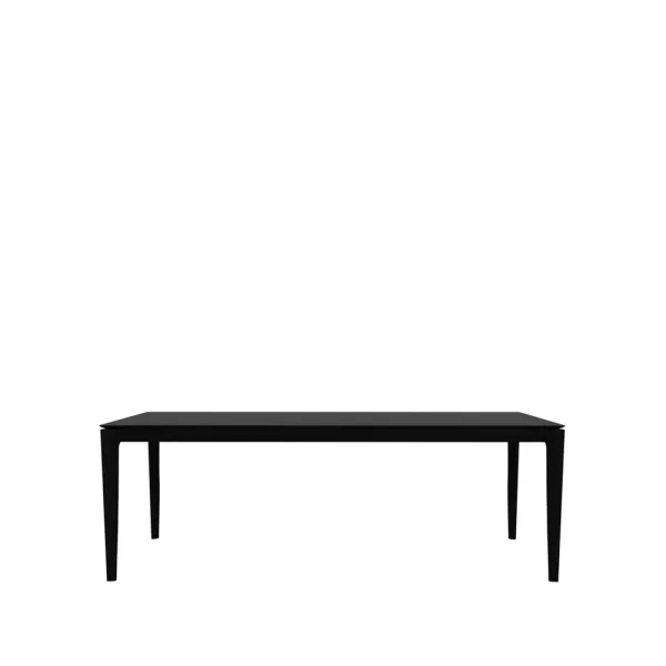 Ethnicraft Bok dining table 220x95 cm Black stained oak