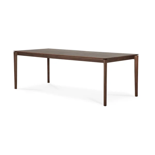 Ethnicraft Bok dining table 220x95 cm Lacquered teak brown