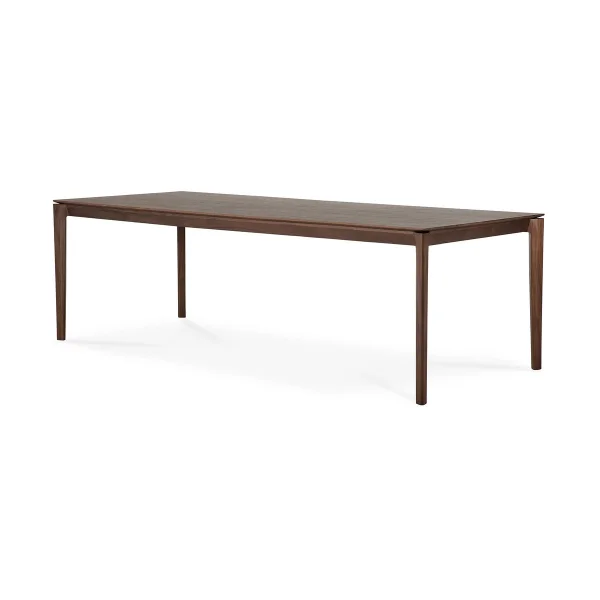 Ethnicraft Bok dining table 240x100 cm Lacquered teak brown