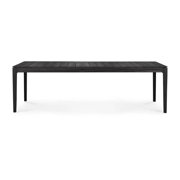 Ethnicraft Bok outdoor dining table black stained teak 250x100 cm