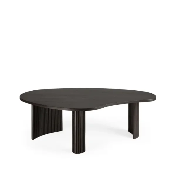 Ethnicraft Boomerang coffee table Mahogany dark brown 126x74x40 cm