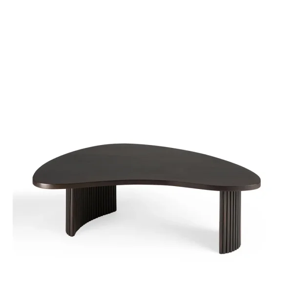 Ethnicraft Boomerang coffee table Mahogany dark brown 90x61x29 cm