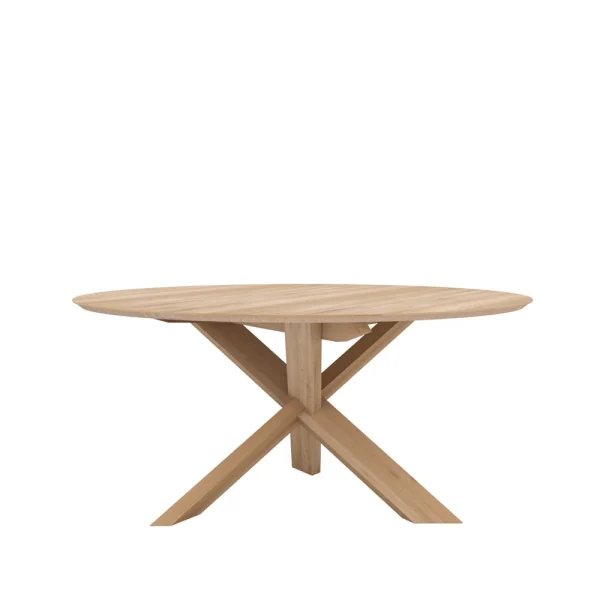 Ethnicraft Circle dining table Oak lacquer ø163cm