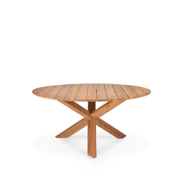 Ethnicraft Circle outdoor dining table teak Ø136 cm