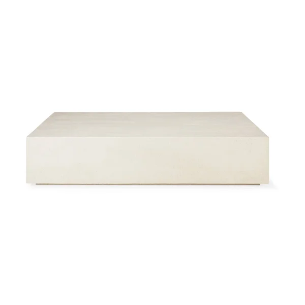 Ethnicraft Elements coffee table Off white, 120x90 cm