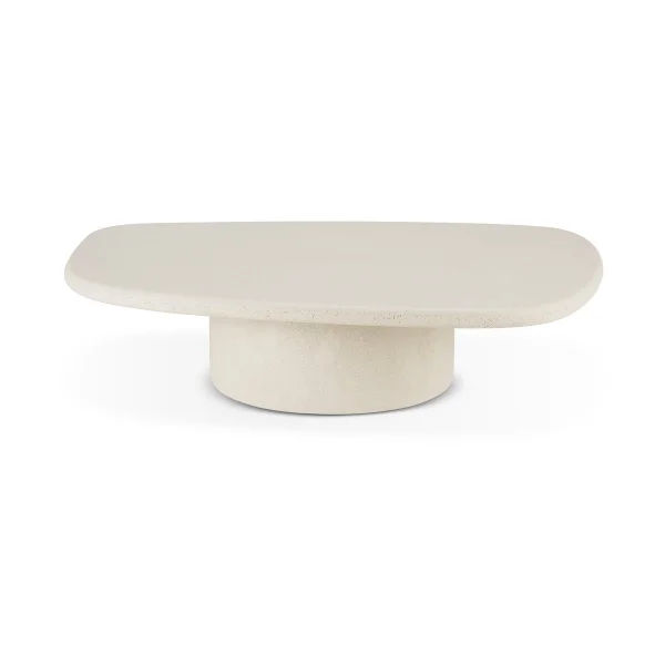 Ethnicraft Elements coffee table Off white, 134x96 cm