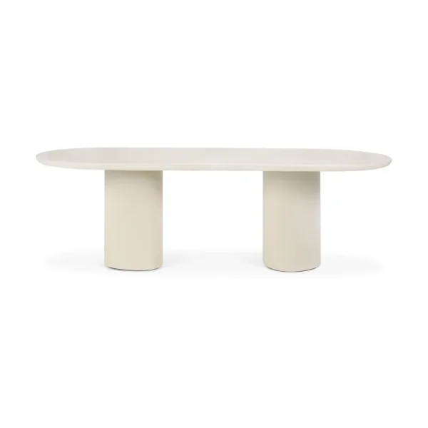 Ethnicraft Elements Oblong dining table Off white