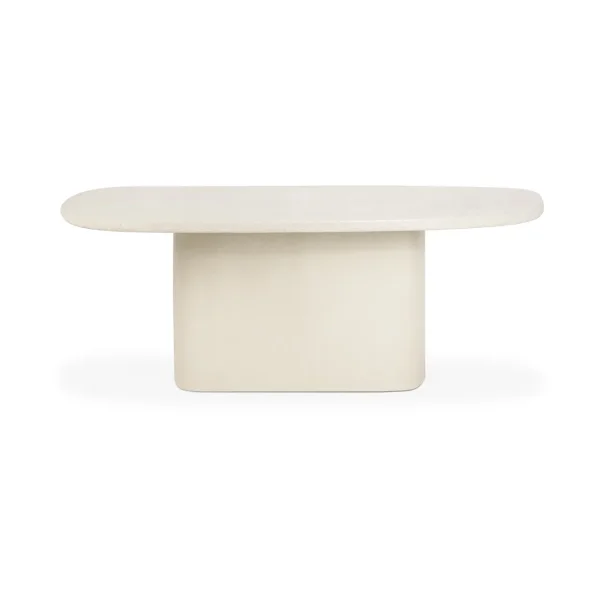 Ethnicraft Elements Pebble dining table Off white