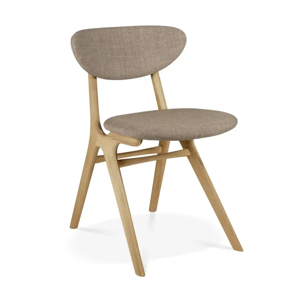 Ethnicraft Eye chair Lacquered oak-warm grey