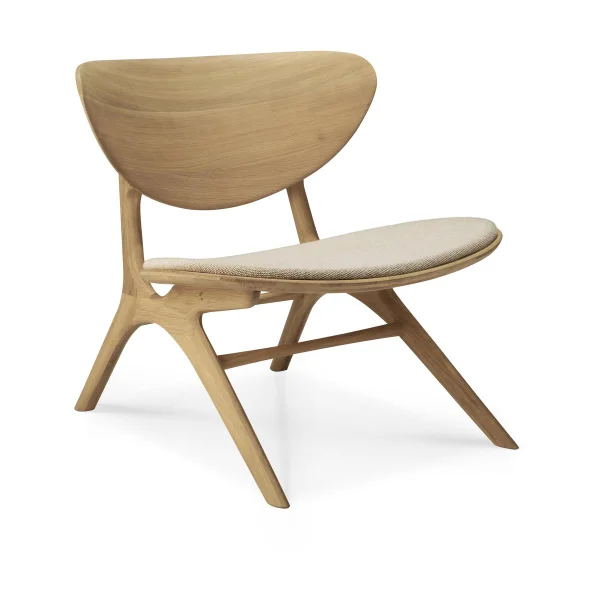 Ethnicraft Eye lounge armchair Oak, off-white