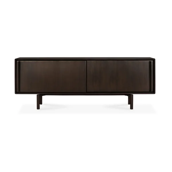 Ethnicraft Flow sideboard Rose brown mahogany, 224x82 cm