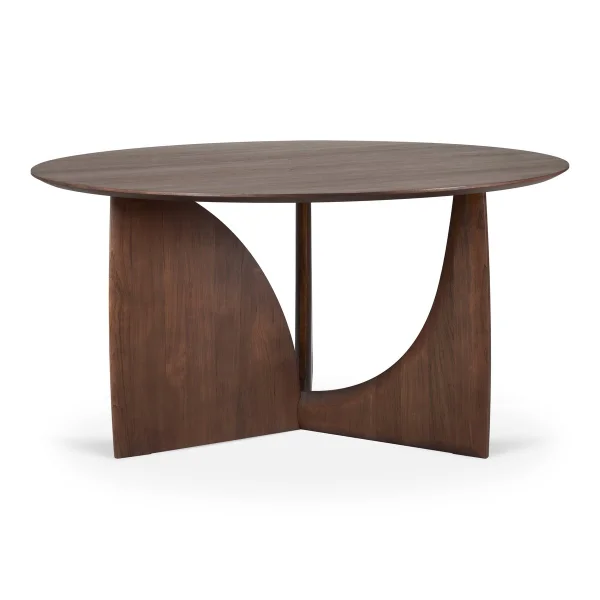 Ethnicraft Geometric dining table Dark stained teak 150 cm