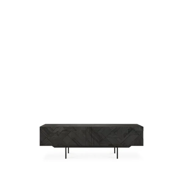 Ethnicraft Graphic media cabinet Black 162 cm