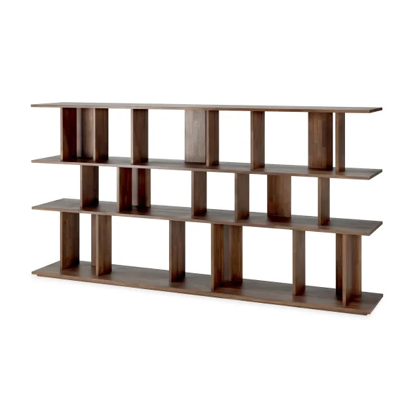 Ethnicraft Irregular shelf Dark stained teak large