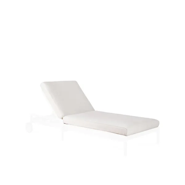 Ethnicraft Jack outdoor cushion for sunbed offwhite fabric